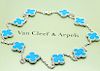 Van Cleef & Arpels Vintage Turquoise 10 Motif Necklace