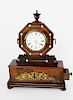Robert Jobe - London - Rosewood Mantel Clock, 19th Century