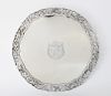 George III Sterling Silver Footed Salver London, 1782, Andrew Fogelberg and Stephen Gilbert