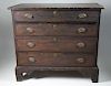 American Chippendale Grain Painted Four Drawer Chest, 18th Century