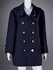 Hermes Paris navy wool pea coat