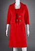 Vintage Norman Norell dress and jacket ensemble