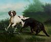 Artist Unknown
(Late 19th/early 20th century)
Dogs in Landscape