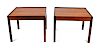 A Pair of Teak Side Tables
Height 20 x width 26 x depth 23 inches.