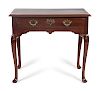 A George I Chippendale Mahogany Side Table
Height 28 x width 32 x depth 21 inches.