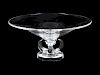 A Steuben Glass Compote
Height 4 3/4 x diameter 10 inches.