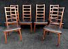 SET 6 NIELS KOEFED ROSEWOOD DINING CHAIRS