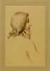 George T. Tobin Nude Woman Profile Illustration