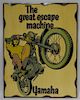 C.1970 Yamaha Motorcycle Advertising Dealer Sign