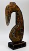 Sepik River Carved Wood Ceremonial Bird Hook
