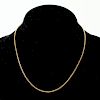 14K Yellow Gold Braided Wire Necklace