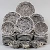 Extensive Pascale Mestre Black and White Aptware Dinner Service
