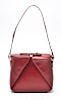 Albanese Attributed Vintage Red Leather Handbag