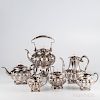 Six-piece Elizabeth II Sterling Silver Tea and Coffee Service