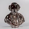 Staffordshire Silver Lustre Bust of Shakespeare