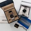 Two Stainless Steel Seiko Wristwatches with Boxes
