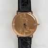 Rodania Liberty 1924 Gold Coin Quartz Wristwatch