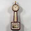 E. Currier Patent Timepiece or "Banjo" Clock