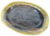 (1) One Chinese Carved Tigers Eye Plate