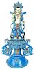 Chinese Blue And White Porcelain Goddess Figure