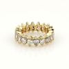 14k Gold 4ct Diamond Eternity Band Ring Size 5.5