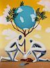 Mark Kostabi, Give Leaves a Chance, Serigraph