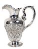 European 925 Sterling Silver Water Pitcher
