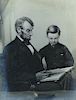 Pair of Abraham Lincoln Printed Pictures signed F. C. Courter