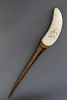 Carved Sperm Whale Tooth Walking Stick, circa 1880