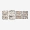 ENGLISH CASTLE TOP SILVER CARD CASES