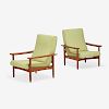 STEINER PAIR OF LOUNGE CHAIRS