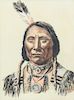 Joe Ruiz Grandee, (American, b. 1929), Red Cloud