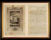 EYEWITNESS ACCOUNT OF JOHN PAUL JONES AND THE BATTLE OF FLAMBOROUGH HEAD, 1779 

THOMAS DE RUSSY, DS, partially-printed, folio sheet...