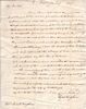 [TREATY OF GHENT] “PEACE PEACE AFTER ALMOST THREE YEARS WAR OF WASTE AND FOLLY” 
Elijah Brigham to his wife, Sarah Brigham, Washingt...