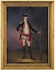 A NEWLY DISCOVERED WILLIAM WILLIAMS PORTRAIT OF A COLONIAL AMERICAN OFFICER 

WILLIAM WILLIAMS (1727-1791) 
Portrait of a New York o...