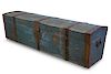 AN AMMUNITION CHEST OR BOX FOR AN AMERICAN CAISSON OR AMMUNITION WAGON, C. 1800-1830 

Iron-bound box or chest constructed from wide...