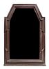 A Large American Carved Wood Mirror 68 x 44 1/2 inches.
