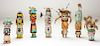 Group of 7 Hopi Kachina Dolls