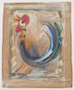 Sybil Gibson (1908-1995) "Rooster", 20" x 16"
