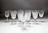 Waterford Crystal "Lismore" Water Goblets, 13