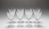 Waterford Crystal "Lismore" Claret Wine Goblets, 8