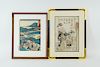 Two Prints by Masanobu Kitao and Hiroshige II.