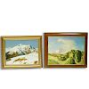 Grouping Of Two (2) 20th Century Russian Oil Paintings