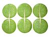Six Dodie Thayer Lettuce Ware Salad Plates