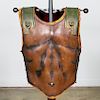 Italian Iron and Leather Breastplate Valet