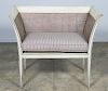 20th Century Painted Italian Caned Settee