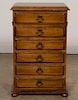 American, Mid 19th C. Miniature Chest of Drawers