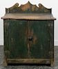 Primitive Green Painted Cabinet, Possibly Mexican