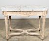 19th C. French Louis XVI Style Carved Center Table
