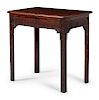 A Chinese Chippendale Style Carved Mahogany Side Table 